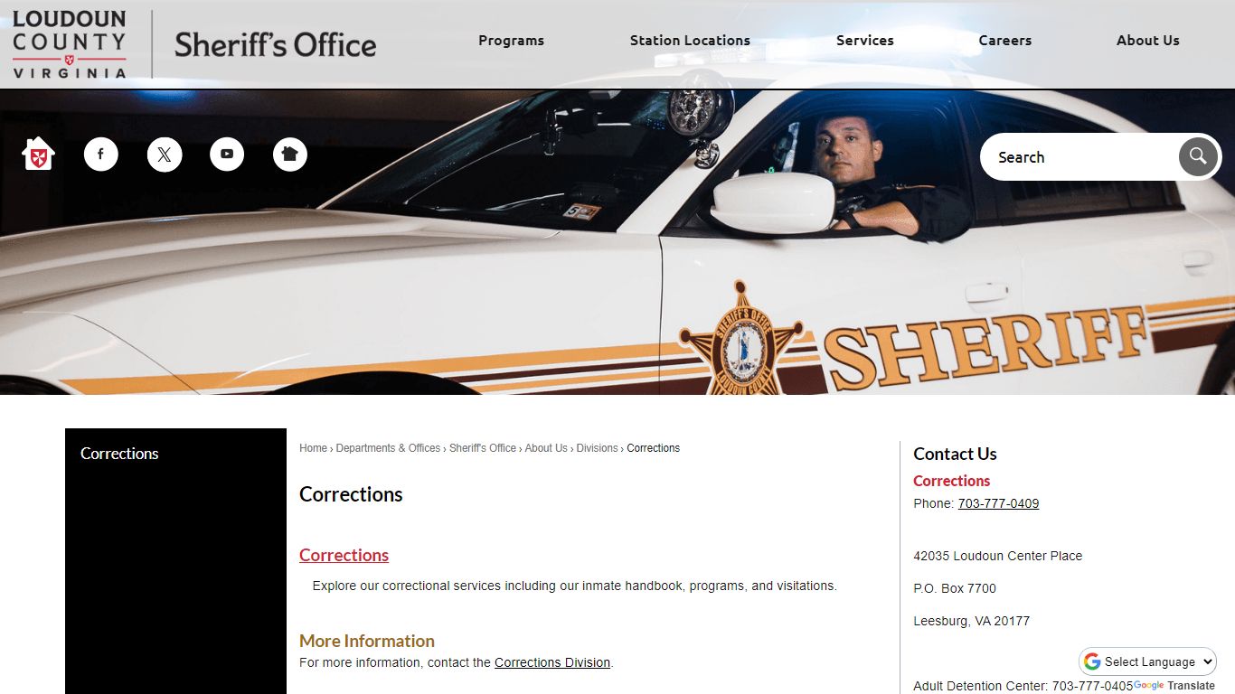 Corrections | Loudoun County, VA - Official Website